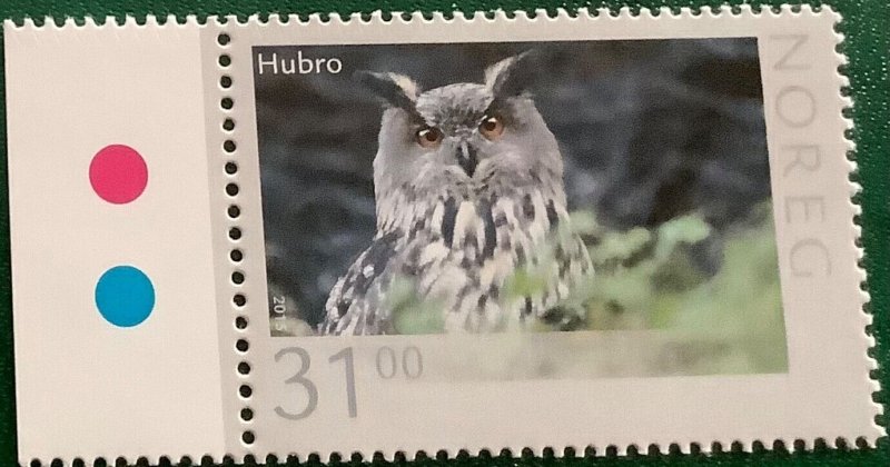 2015 NORWAY. Norwegian Wildlife. Self adhesive seal. NHM-