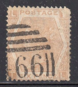 Great Brittain #59b Used --- WMK#25 --PLATE 11   C$100,00 - Special cancel  #99