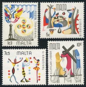 Malta 505-508,MNH.Michel 524-527. Maltese Folk Festival,1976