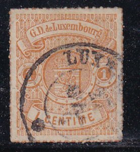 Luxembourg 1859-64 SC 4 USED 