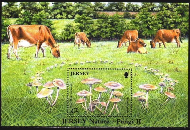 Jersey. 2005. bl 51. Cows, mushrooms. MNH.