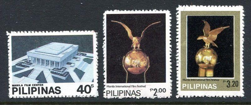 Philippines 1569-1571,MNH.Michel 1449-1451. Film festival,1982.Golden bird.