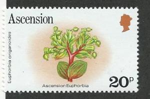 Ascension #283 20p  Flower  (MNH) CV $1.25