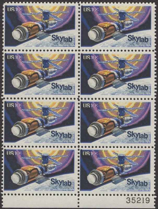 Scott 1529 MNH,OG VF PB of 8