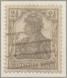 Germany Germania 2 1/2pf Grey Lozenges wtrm Deutsches Reich stamps 1916 SG98