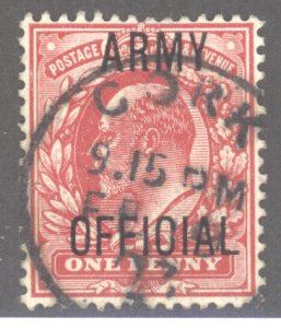 Great Britain, Scott #o60, Used