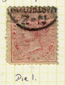 NEW ZEALAND;   1882 classic Side Facer issue used 1d. value, Wmk. 12a.