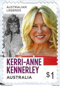 AUSTRALIA 2018 $1 Multicoloured, Legends of TV Entertainment-Karri-Anne Kenne...