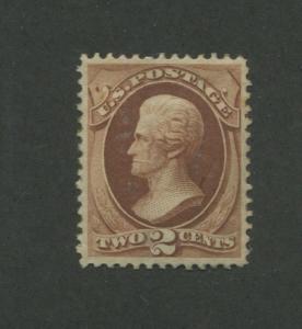 1870 United States Postage Stamp #135 Mint Very Fine Disturbed Original Gum