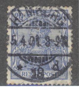 Germany, Scott #56, Used, Hamburg SOTN