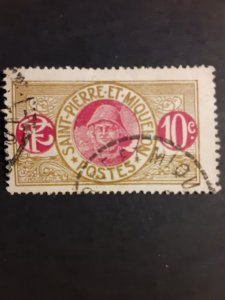 +St. Pierre & Miquelon #86           Used