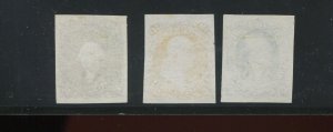 63P3/78P3 Plate Proofs on India Set of 10 Denominations with Varieties BZ1405