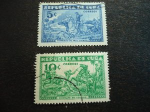 Stamps - Cuba - Scott# 312-316 - Used Set of 5 Stamps