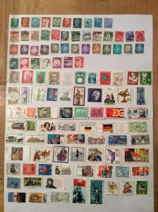 German 100+ stamps - Lot S