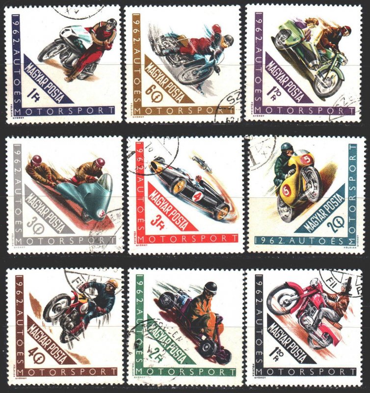 Hungary. 1962. 1889-97. Motorcycling. USED.
