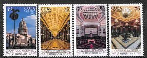 Cuba 2020, Restauration of national Capitol 4v, MNH
