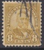 US sc#640 1927 8c Grant used