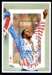 St Vincent 2200-2203 MNH S/S SCV $29.50 BIN $17.75 OLYMPIC SPORTS