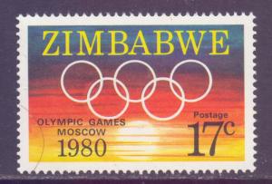 Zimb*bwe Scott 433, 1980 Olympic Games 17c MNH**