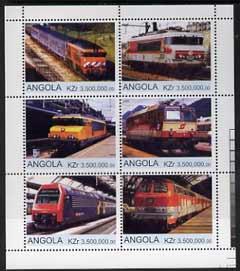 ANGOLA SHEET TRAINS