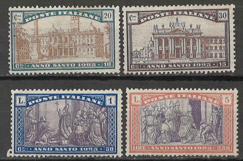 COLLECTION LOT # 5533 ITALY 4 UNG SEMI POSTAL STAMPS 1924 CV+$26