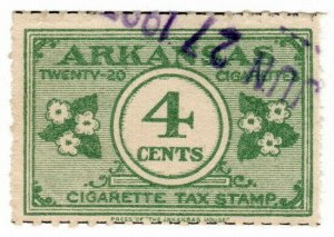 (I.B) US Revenue : Cigarette Tax 4c (Arkansas)