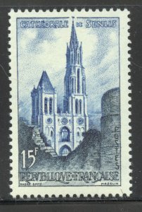 France Scott 887 MNHOG - 1958 Senlis Cathedral - SCV $0.40