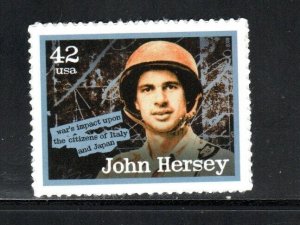 4249  * JOHN HERSEY ~ AMERICAN JOURNALIST *  U.S. Postage Stamp MNH