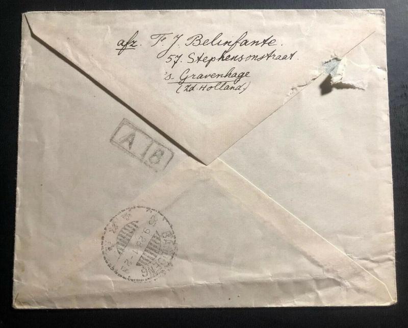 1928 The Hague Netherlands First Flight Cover FFC To Bandoeng  Dutch East Indies