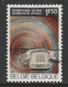 1971 Belgium - Sc 796 - used VF - 1 Single - Automatic Telephone