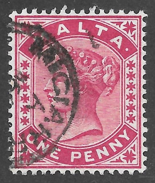 Malta (1885) - Scott # 9,   Used