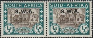 South West Africa, #B9  Mint Hinged from 1939     hinge remnants