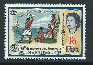 Fiji   QEII SG 353  MLH