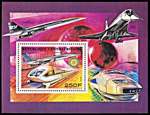 Central Africa Rep. 973-975, MNH, Anniversaries, 3 souvenir sheets of 1