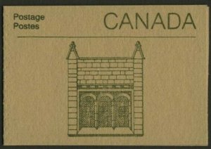 Canada 948a Booklet BK92a Window Door Cover MNH Parliament