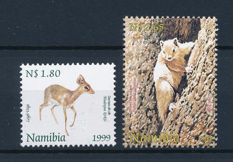 [39978] Namibia 1999 Wild Animals Mammals Dik Dik Squirrel MNH