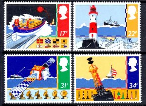 Great Britain 1985 Sea Safety Complete Mint MNH Set SC 1107-1110