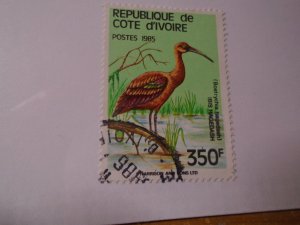 Ivory Coast  #  737C  used    Birds