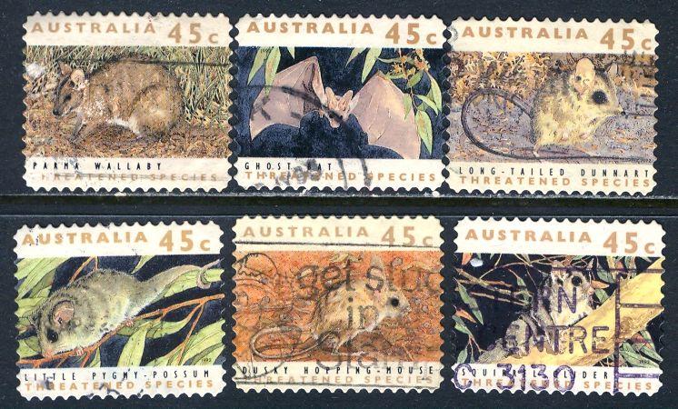 Australia; 1992: Sc. # 1241/1246: O/Used Cpl. Set