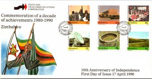 Zimbabwe, Worldwide First Day Cover