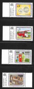 Mauritius 1996 Post Office Ordinance 150th anniv Sc 833-836 MNH A3472