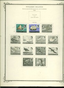 Collection, Pitcairn Islands  Scott Album Pages, 1940/2006, Cat $66, Mint & Used