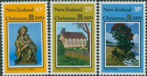 New Zealand 1979 SG1204-1206 Christmas set MNH