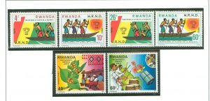 Rwanda #875-878/913-914 Unused Single (Complete Set)