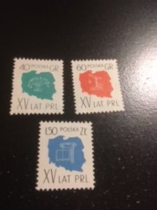 Poland sc 856-858 MNH