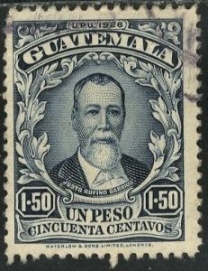 Guatemala - SC #224 - USED - 1926 - Item G432