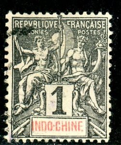 Indochina, Scott #3, Used