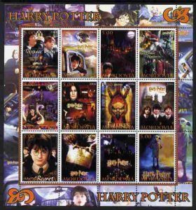 MORDOVIA - 2004 - Harry Potter #2-Perf 12v Sheet-Mint Never Hinged-Private Issue