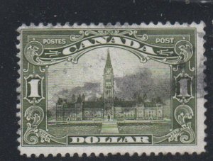 Canada Sc 159 1929 $1 Parliament  Building stamp used