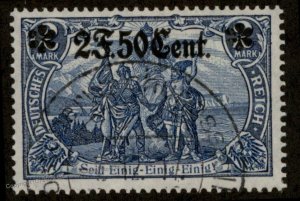 Germany WWI France Belgium Etappe West Occupation Mi12A Perf 26 Used 93078